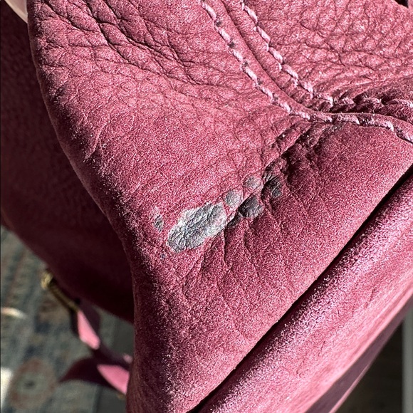 Coach Small Bucket Zip Nubuc - 4933 - Elderberry - Picture 8 of 9